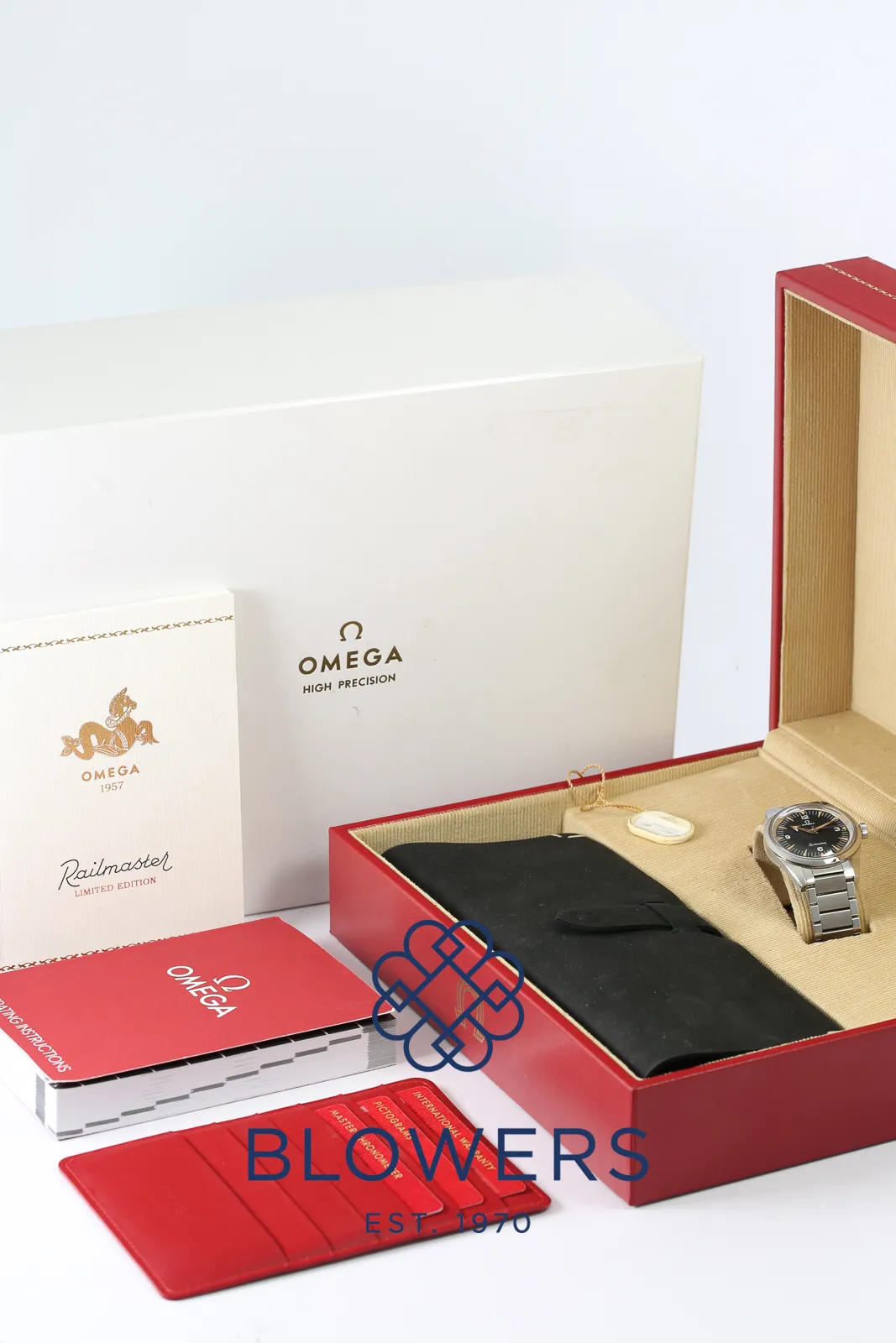 Omega Railmaster 220.10.38.20.01.002 38mm Stainless steel Black 13