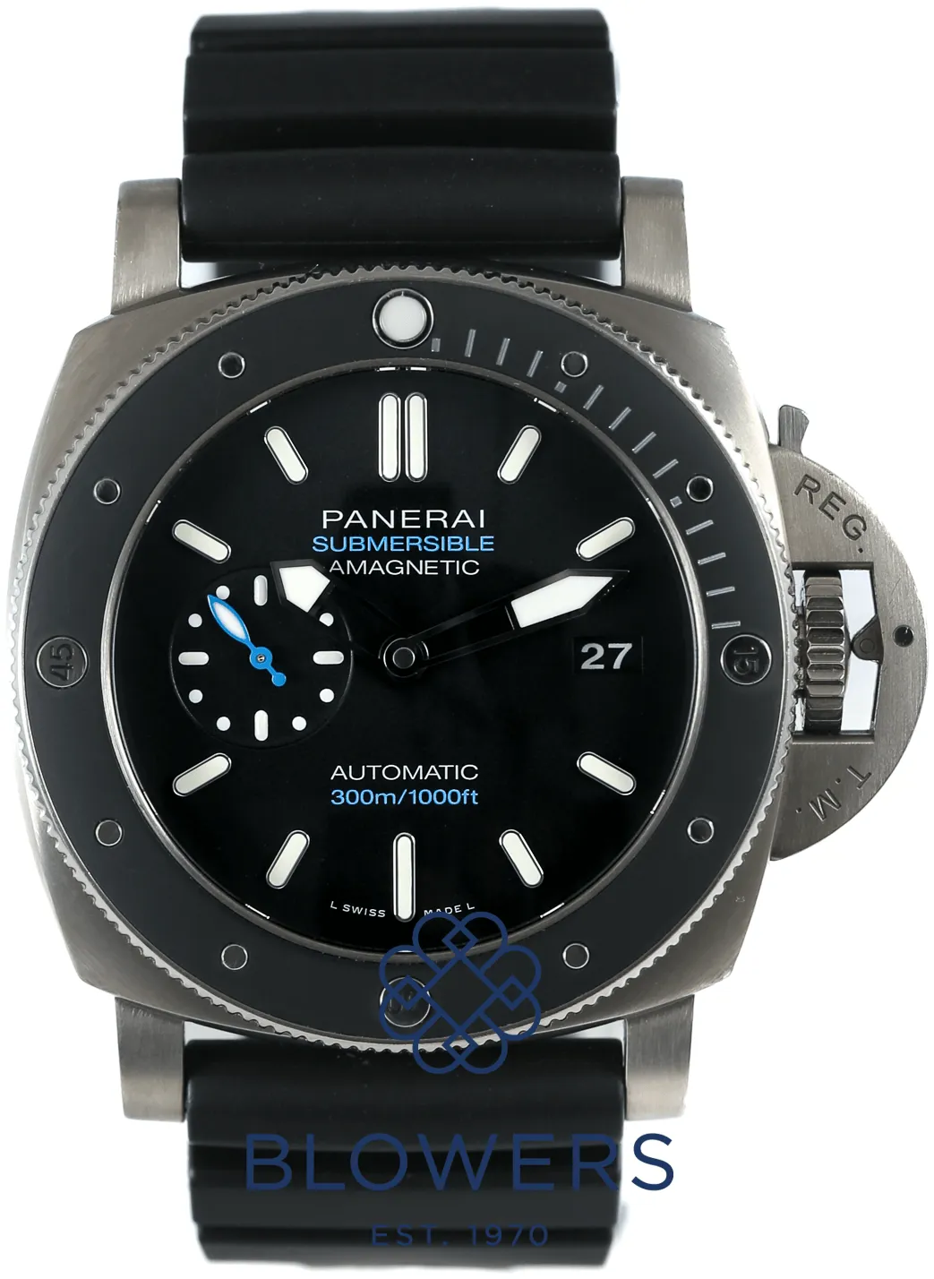 Panerai Luminor Submersible 1950 3 Day PAM 01389 47mm Titanium Black