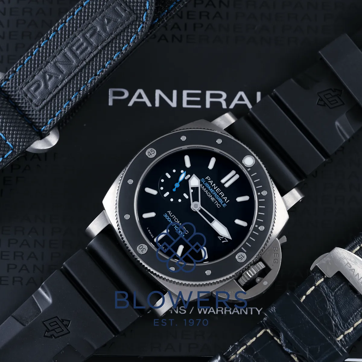 Panerai Luminor Submersible 1950 3 Day PAM 01389 47mm Titanium Black 3