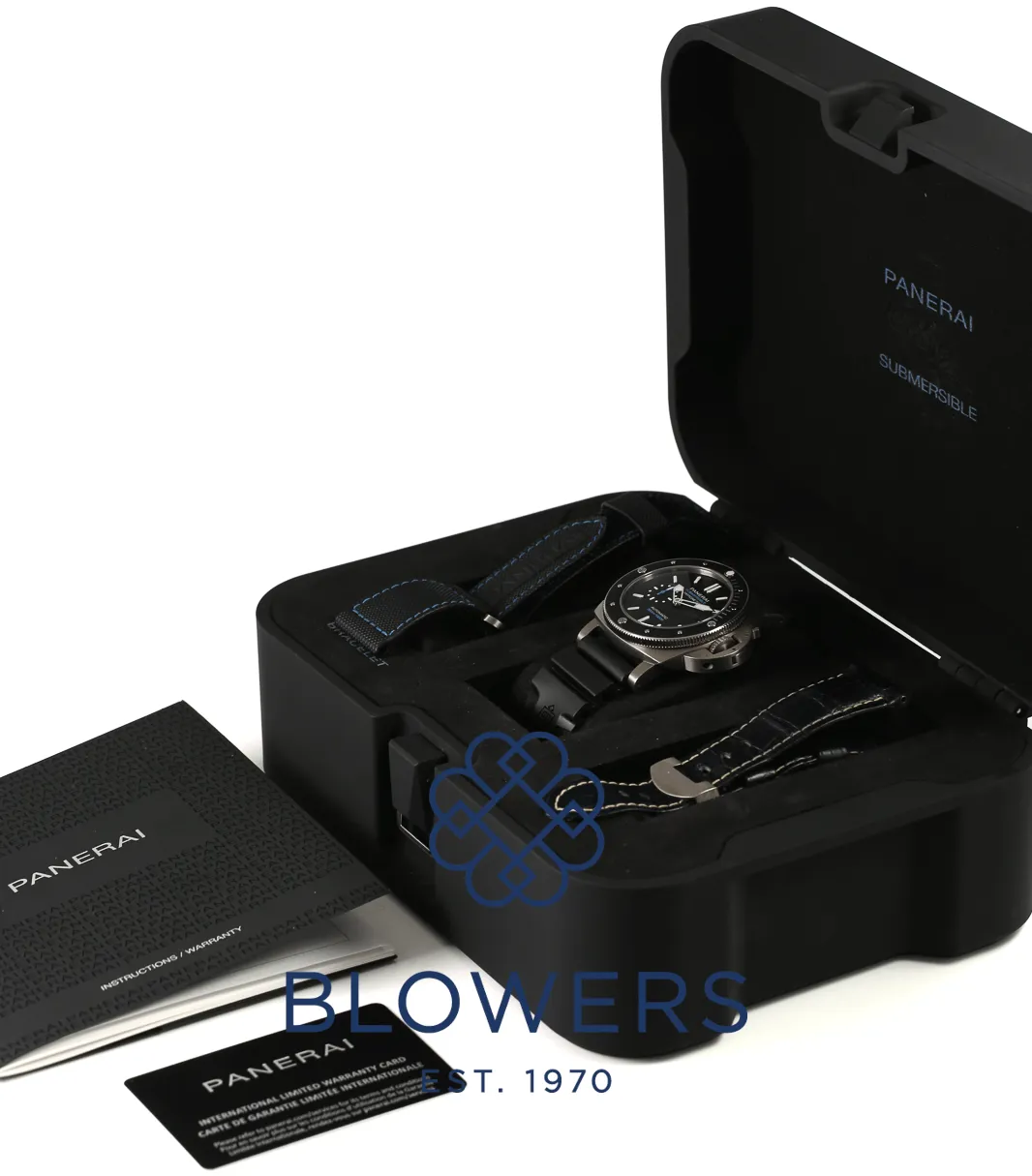 Panerai Luminor Submersible 1950 3 Day PAM 01389 47mm Titanium Black 13