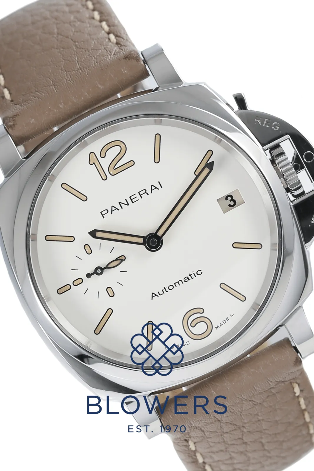 Panerai Luminor Due PAM 01043 38mm Stainless steel White 1