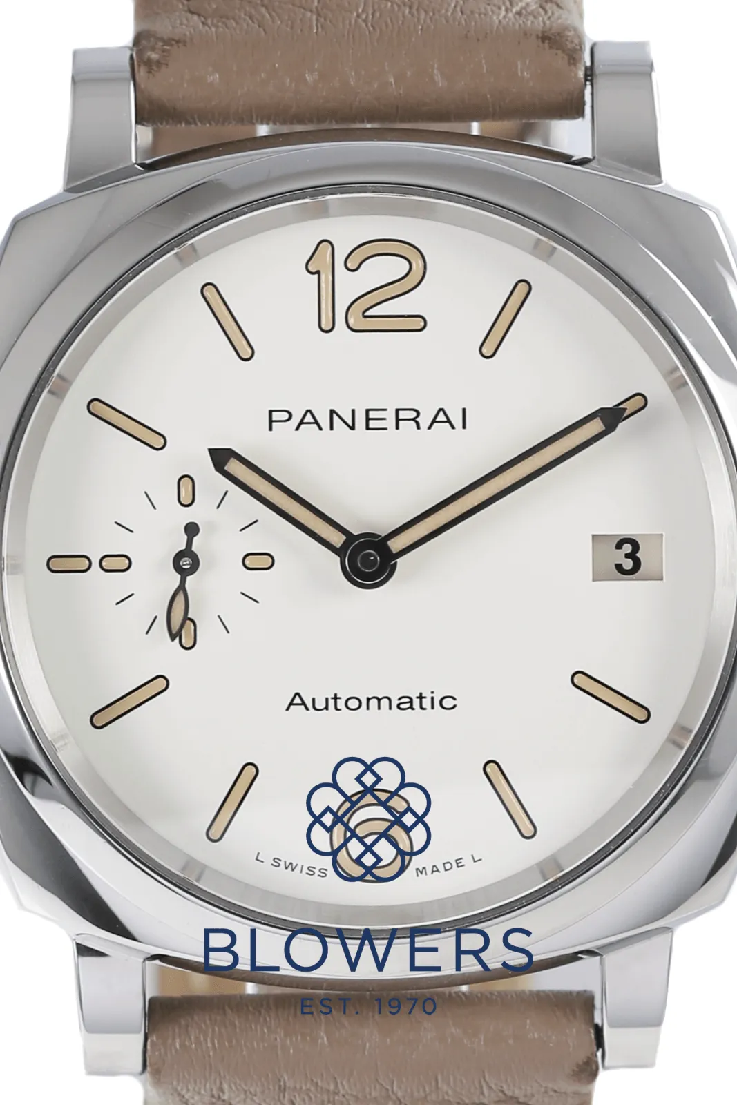 Panerai Luminor Due PAM 01043 38mm Stainless steel White 2