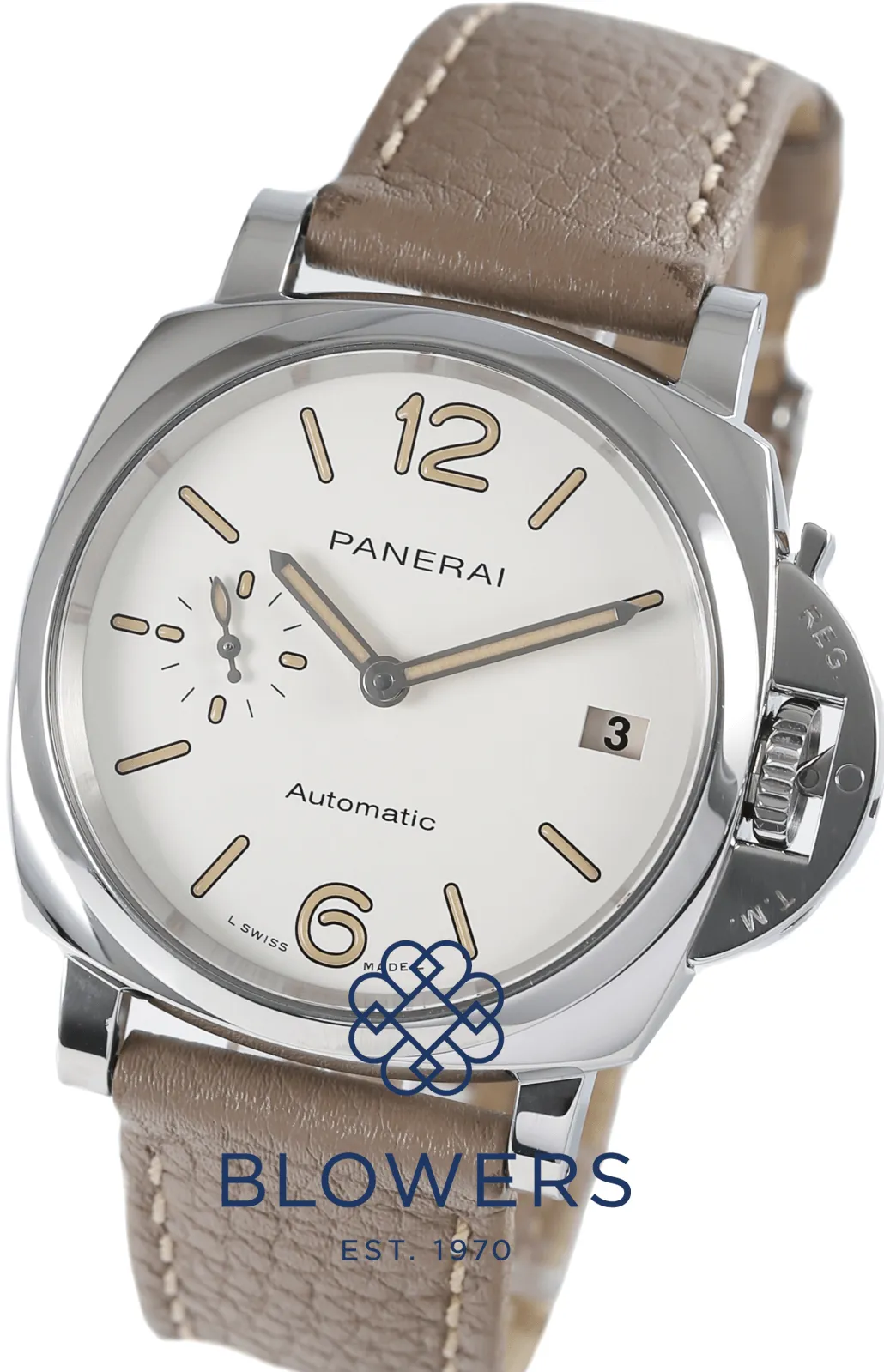 Panerai Luminor Due PAM 01043 38mm Stainless steel White 11