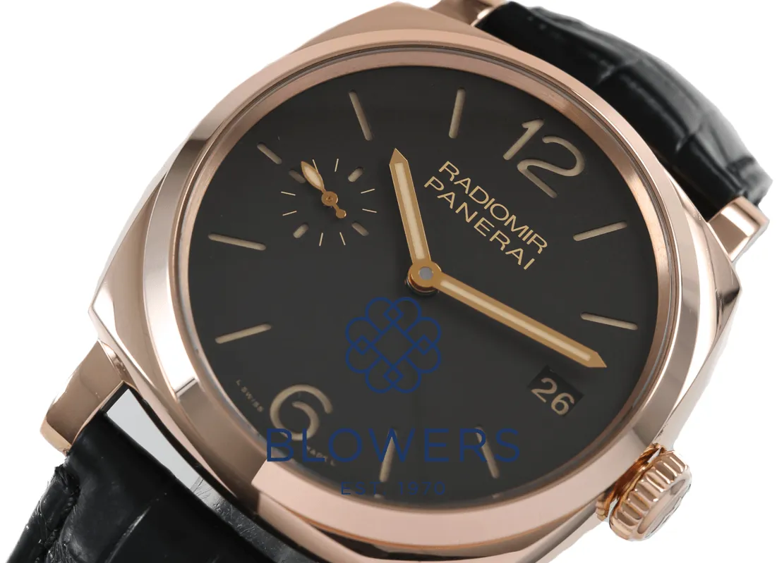 Panerai Radiomir 1940 PAM 00515 47mm Rose gold Brown 4