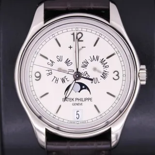 Patek Philippe Annual Calendar 5146G-001 White gold Beige