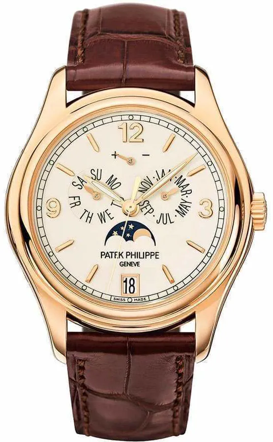 Patek Philippe Annual Calendar 5146R-001 39mm Rose gold Beige