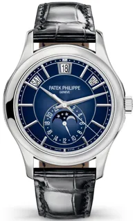 Patek Philippe Complications Annual Calendar 5205G-013 40mm White gold Blue