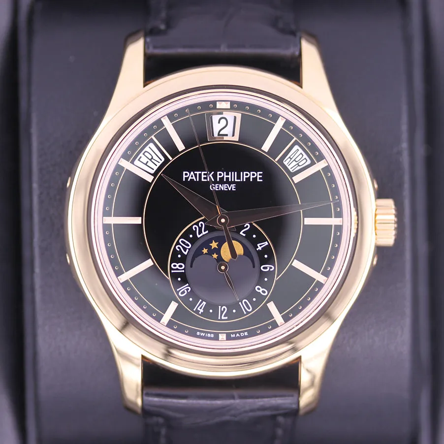 Patek Philippe Annual Calendar 5205R-010 40mm Rose gold Black