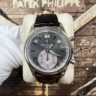 Patek Philippe Annual Calendar Chronograph 5960P Platinum Gray