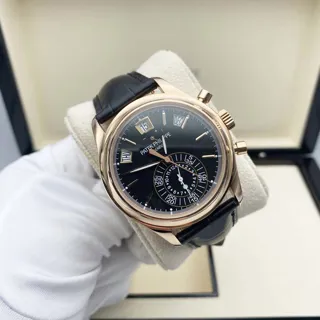 Patek Philippe Annual Calendar Chronograph 5960R-012 Rose gold Black