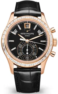 Patek Philippe Annual Calendar 5961R-010 Rose gold Black