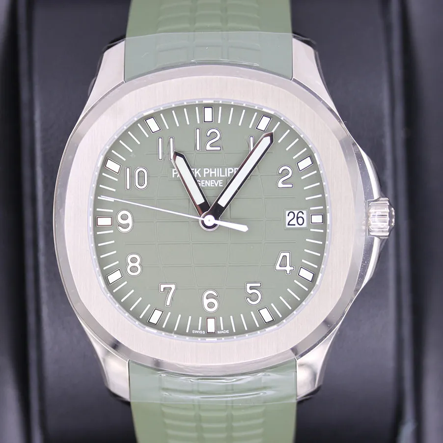 Patek Philippe Aquanaut 5168G-010 42mm White gold Green