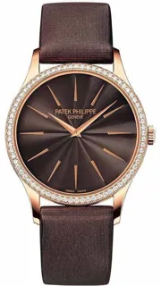 Patek Philippe Calatrava 4897R-001 Rose gold Brown