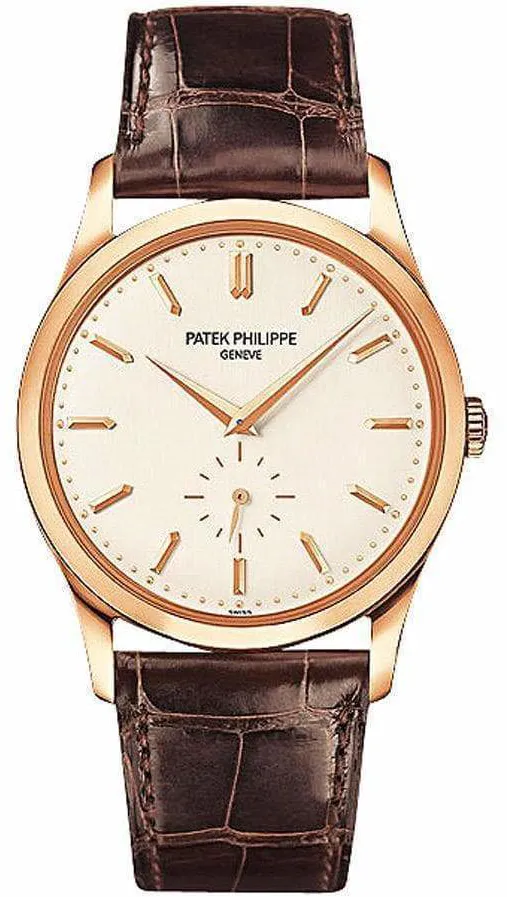 Patek Philippe Calatrava 5196R-001 37mm Rose gold Silver