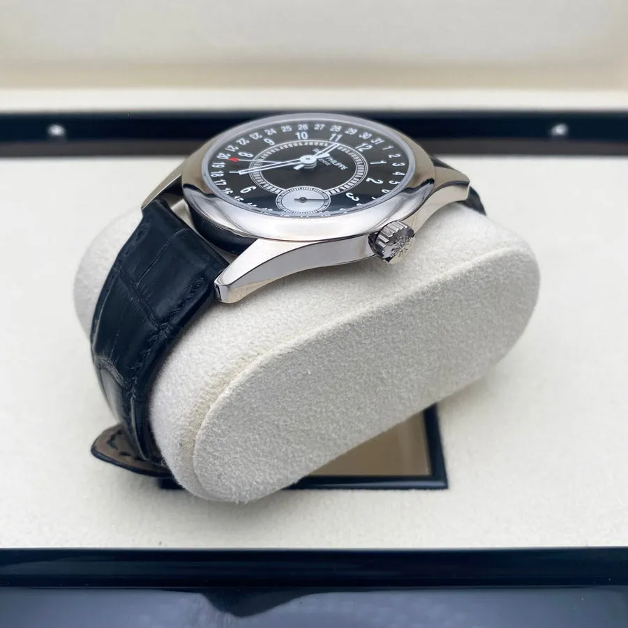 Patek Philippe Calatrava 6006G-001 39mm White gold Black 2