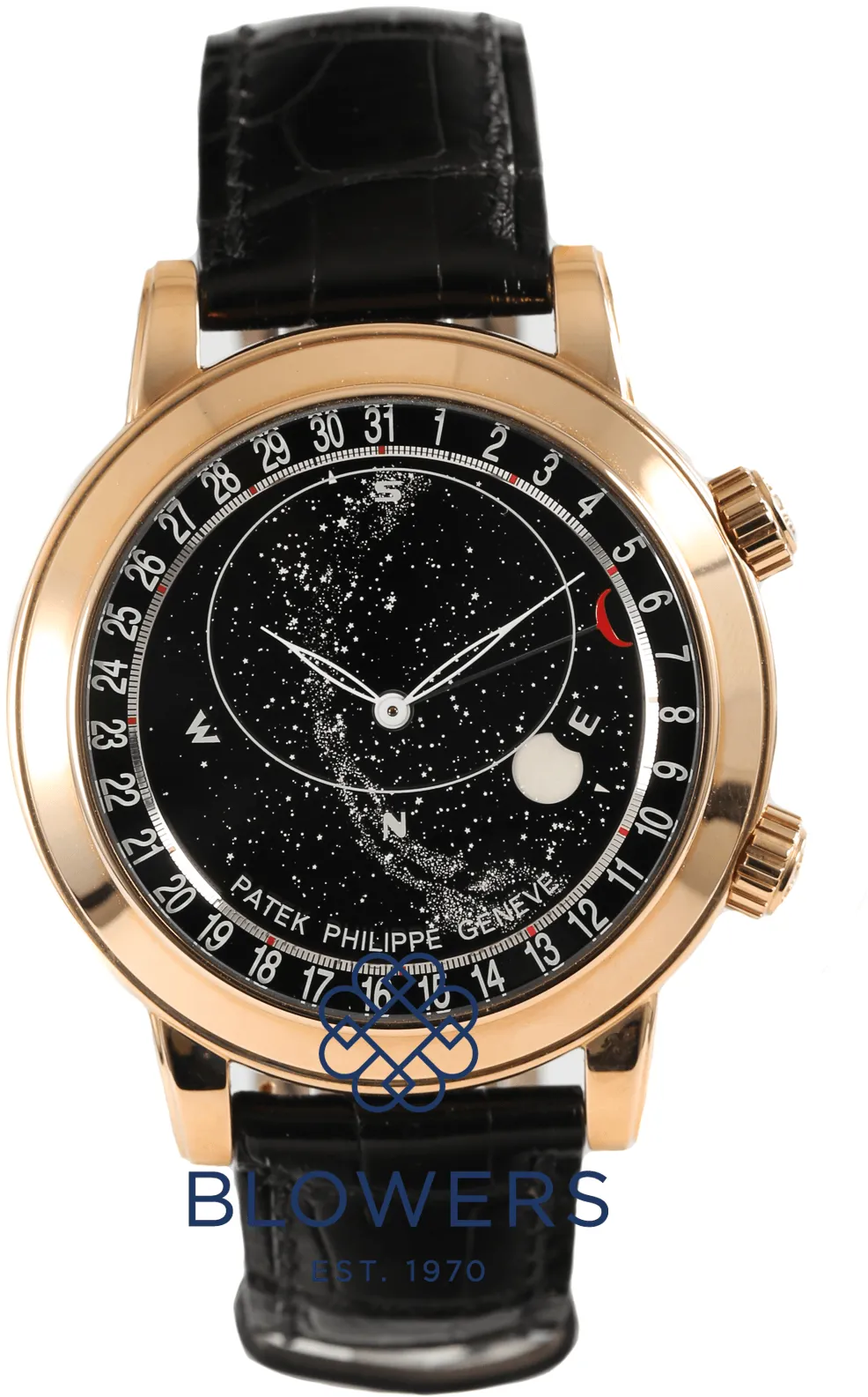 Patek Philippe Celestial 6102R-001 44mm Rose gold Black