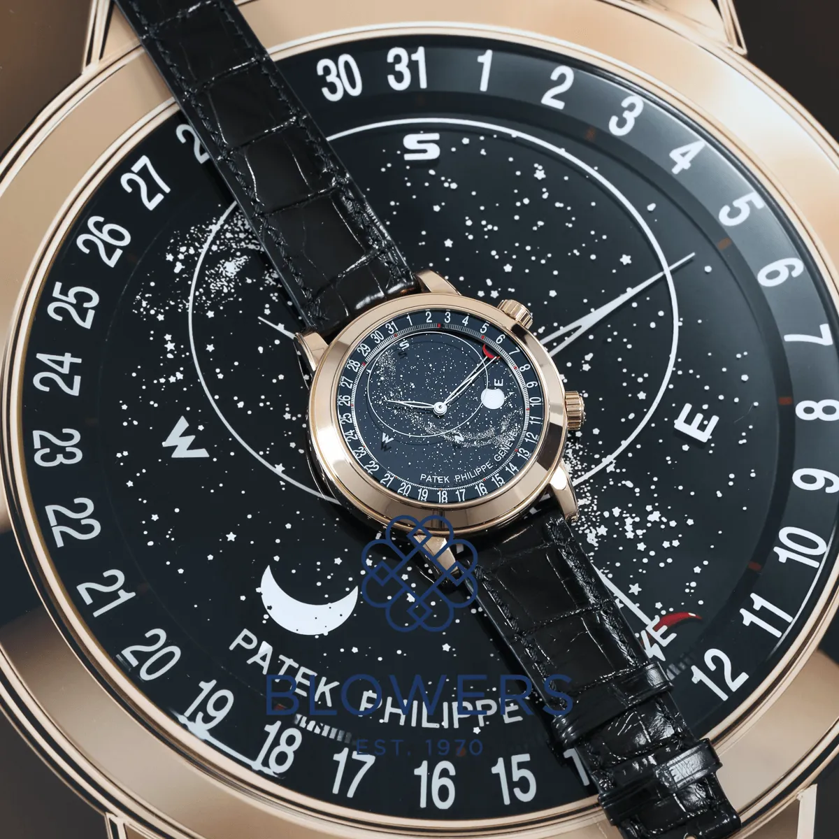 Patek Philippe Celestial 6102R-001 44mm Rose gold Black 3