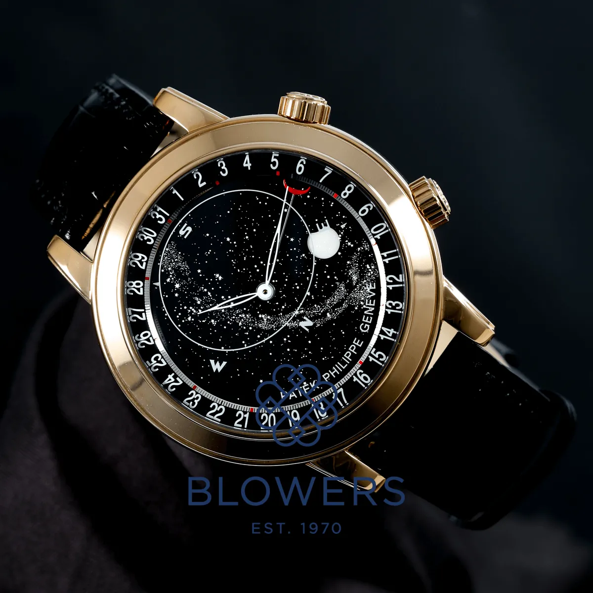 Patek Philippe Celestial 6102R-001 44mm Rose gold Black 4