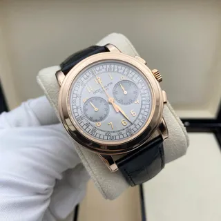 Patek Philippe Chronograph 5070R Rose gold Silver