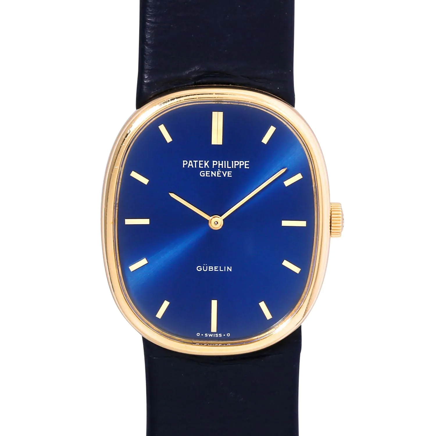 Patek Philippe Golden Ellipse 3848 27mm Yellow gold Blue