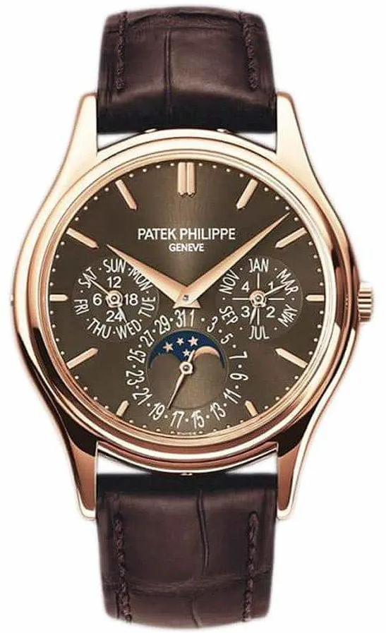 Patek Philippe Perpetual Calendar 5140R-001 37mm Rose gold Brown