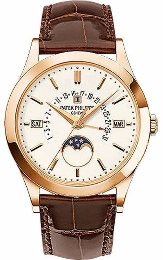 Patek Philippe Perpetual Calendar 5496R-001 39.5mm Rose gold Silver