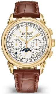 Patek Philippe Perpetual Calendar Chronograph 5270R-001 Rose gold Silver