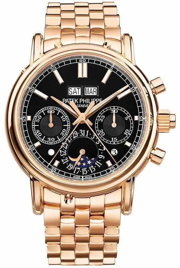 Patek Philippe Perpetual Calendar Split-Seconds Chronograph 5204/1R-001 40mm Rose gold Black