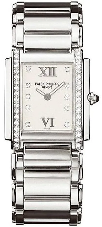 Patek Philippe Twenty~4 4910/10A-011 25mm Stainless steel White