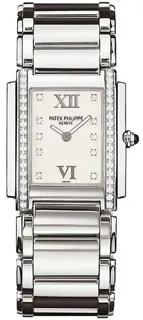 Patek Philippe Twenty~4 4910/10A-011 Stainless steel White