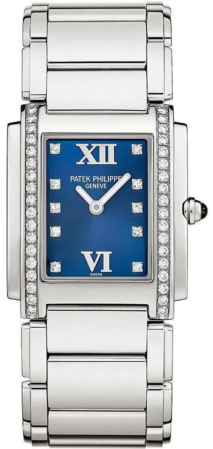 Patek Philippe Twenty~4 4910/10A-012 25mm Stainless steel Blue