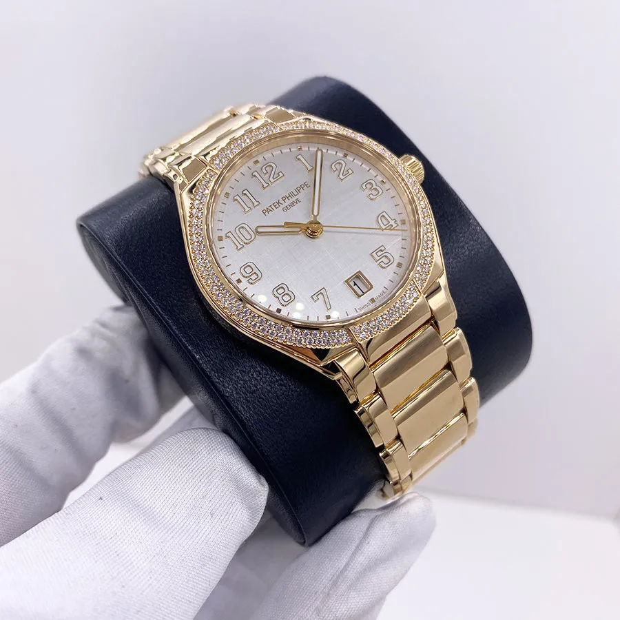 Patek Philippe Twenty~4 7300/1200R-010 36mm Rose gold Silver Toned