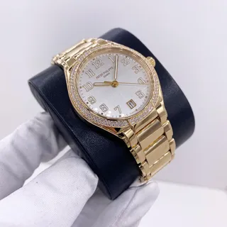 Patek Philippe Round Twenty-4 7300/1200R-010 Rose gold Silver Toned