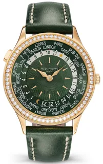 Patek Philippe World Time 7130R-014 Rose gold Green