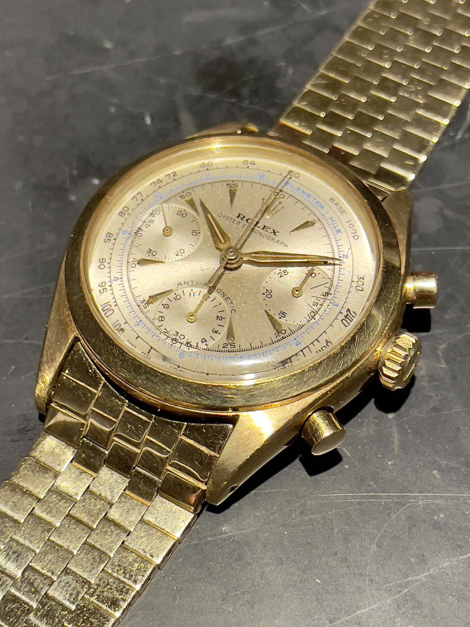 Rolex Daytona 6234 Yellow gold Silver