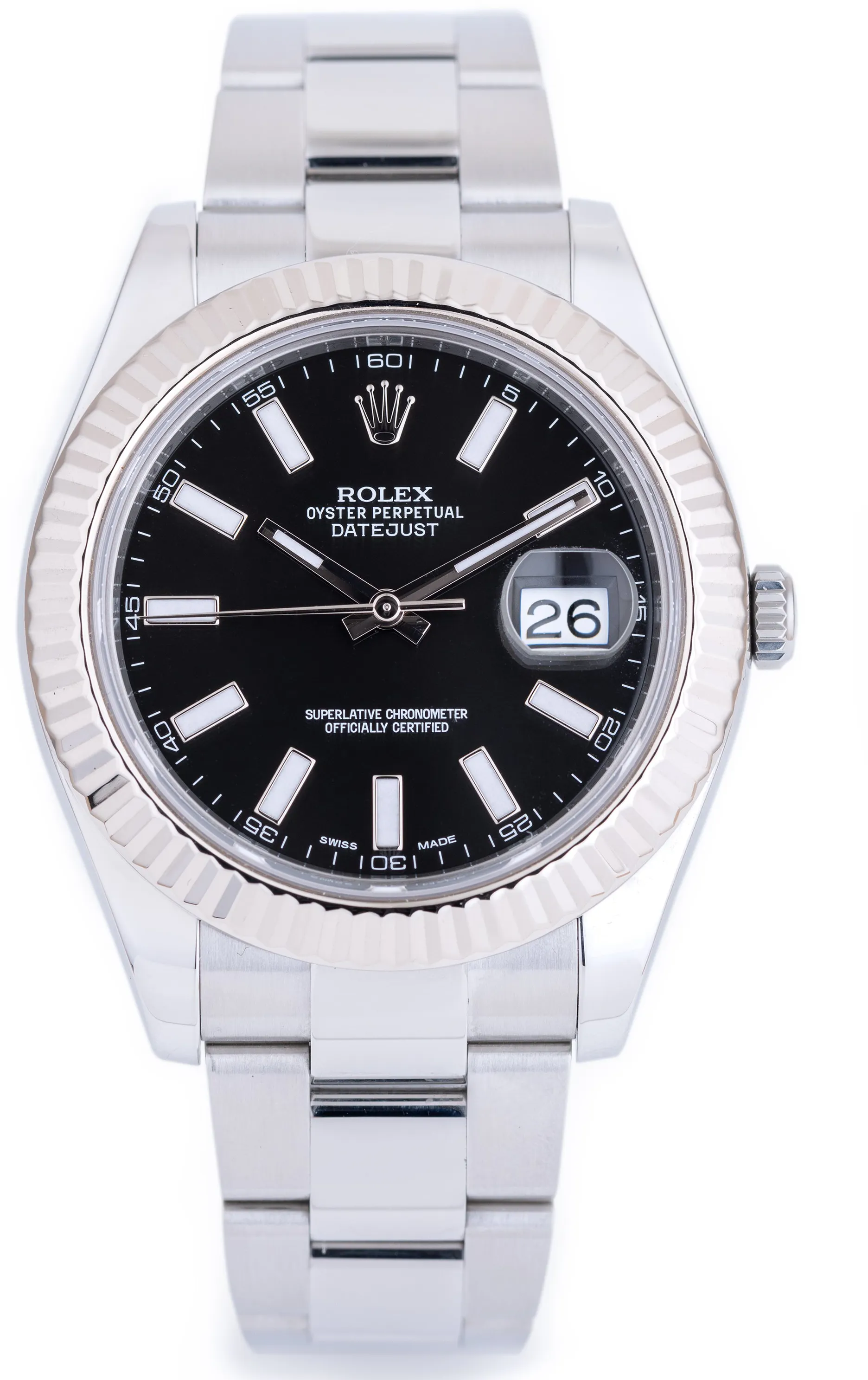 Rolex Datejust II 116334 41mm Stainless steel Black