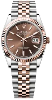 Rolex Datejust 126231-0043 Rose gold and Stainless steel White