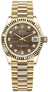 Rolex Datejust 31 278278 Yellow gold Black