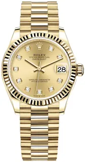 Rolex Datejust 31 278278 Yellow gold Champagne