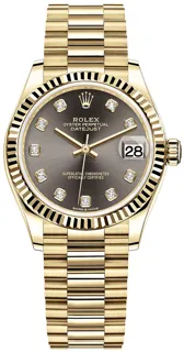 Rolex Datejust 31 278278 Yellow gold Gray