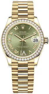 Rolex Datejust 31 278288RBR 31mm 18kt Yellow Gold