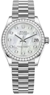 Rolex Datejust 31 278289RBR White gold White