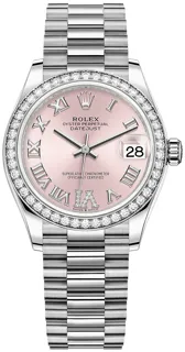 Rolex Datejust 31 278289RBR White gold Pink