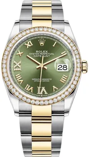 Rolex Datejust 36 126283RBR Oystersteel$Yellow Gold