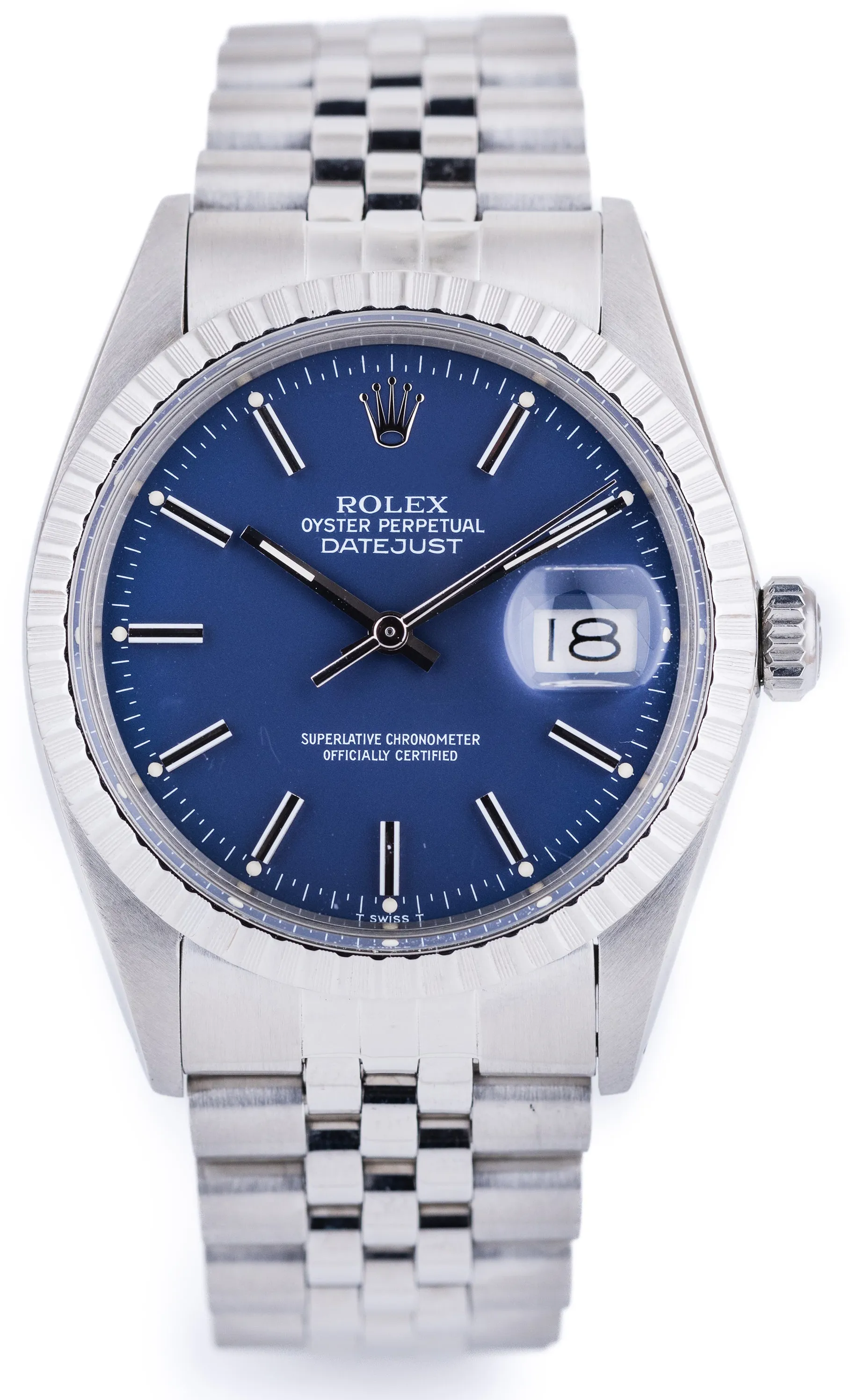 Rolex Datejust 36 16030 36mm Stainless steel Blue