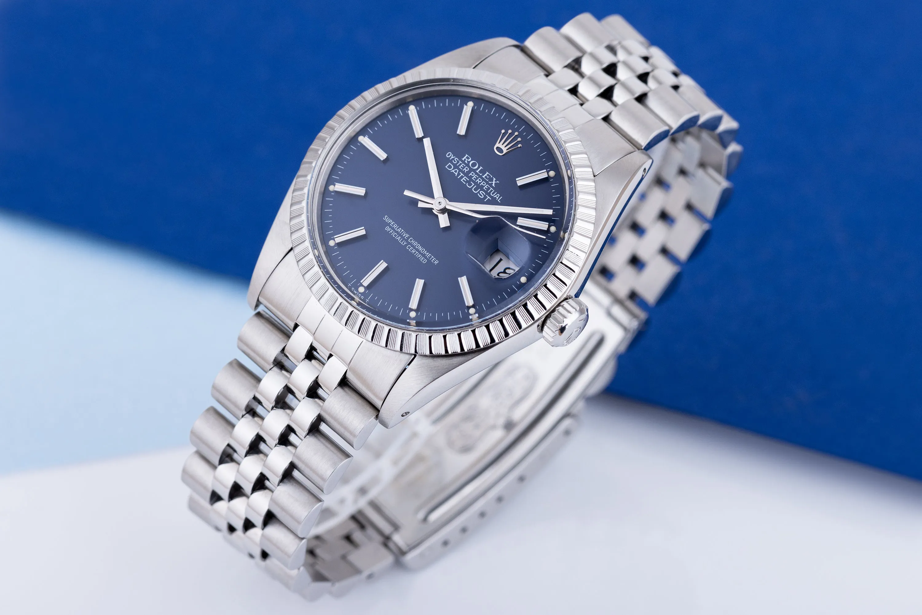 Rolex Datejust 36 16030 36mm Stainless steel Blue 3