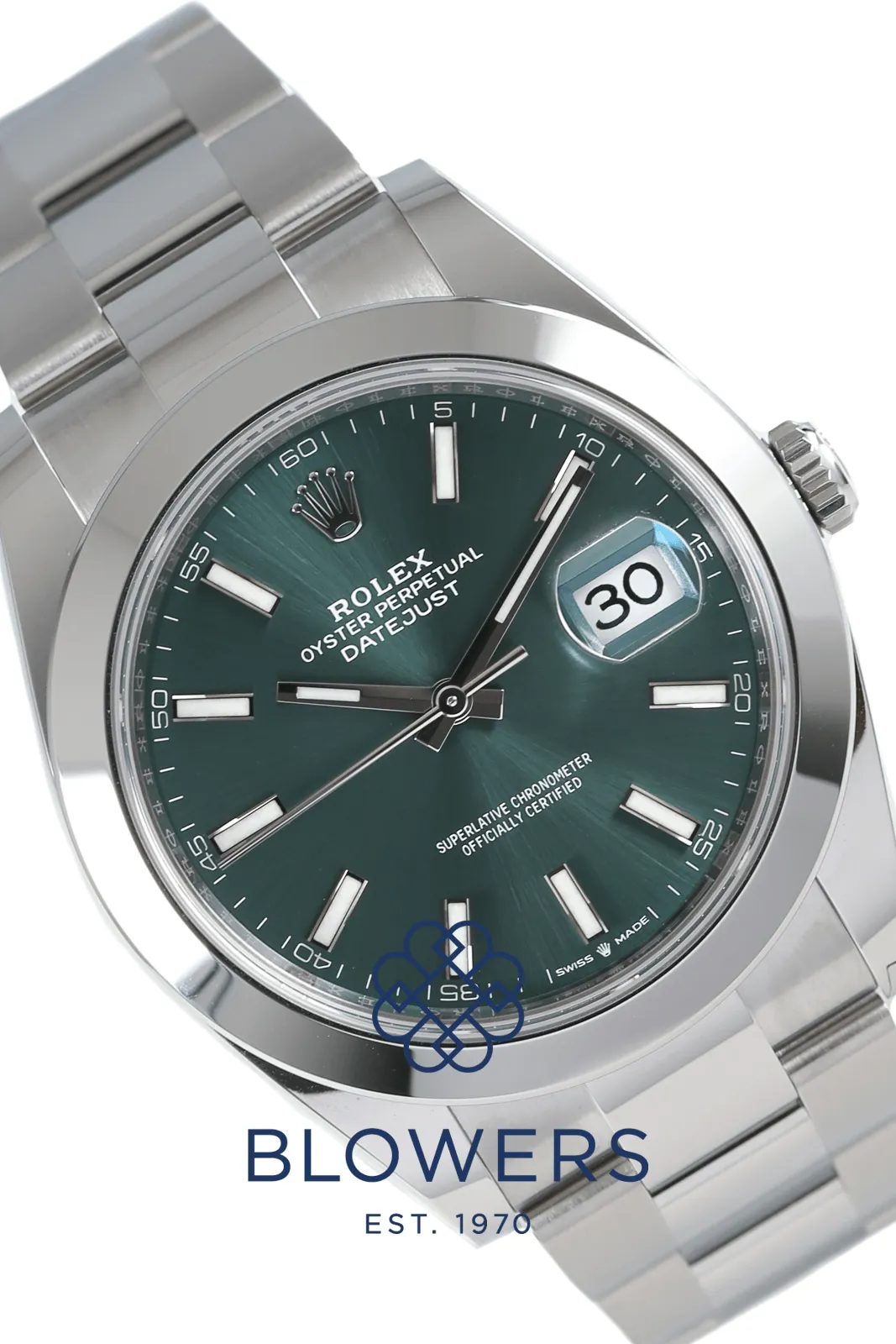 Rolex Datejust 41 126300 41mm Stainless steel Green 2