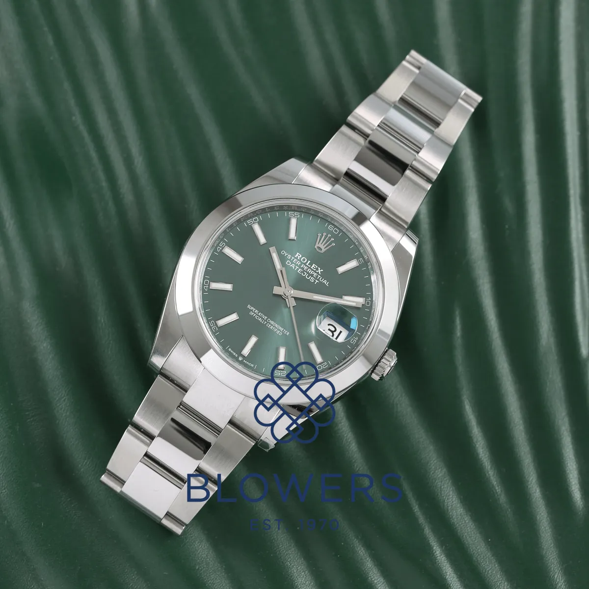 Rolex Datejust 41 126300 41mm Stainless steel Green 3