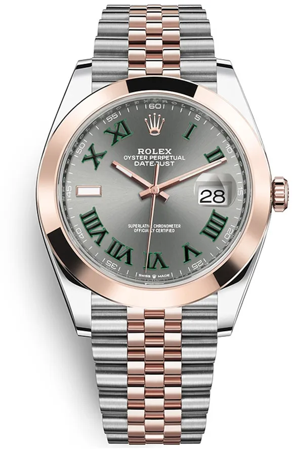 Rolex Datejust 41 126301 41mm Rose gold and Stainless steel Gray