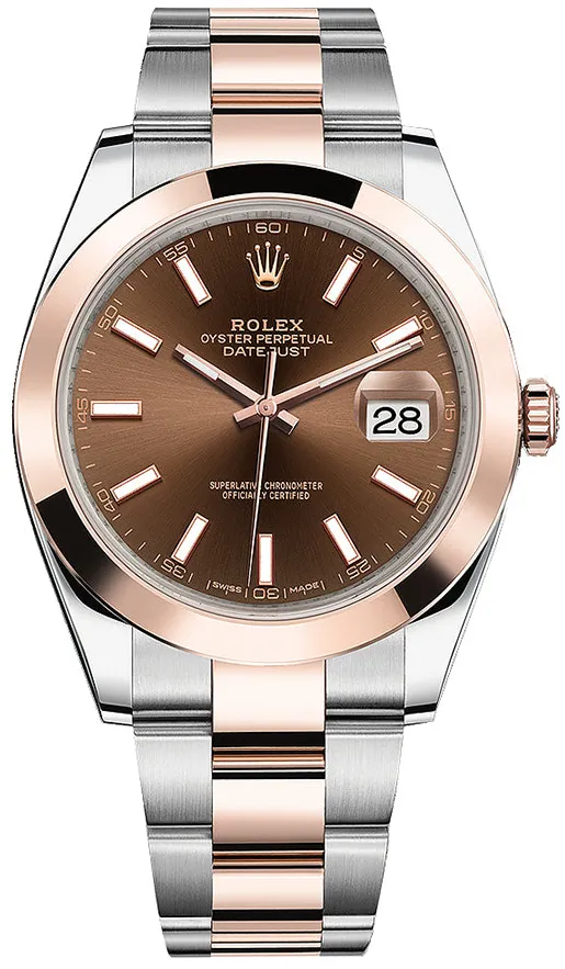 Rolex Datejust 41 126301 41mm Stainless steel Brown